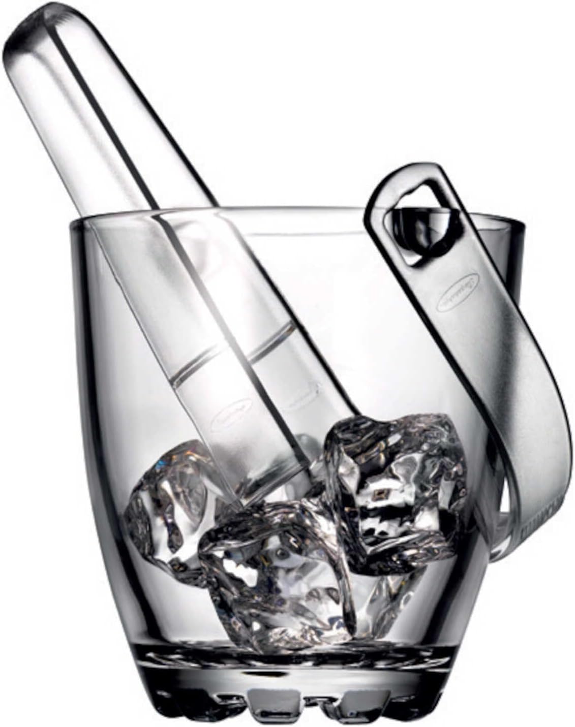 Reception 1611174 Highland Ice Bucket Clear Glass 15 x 13.5 x 15.5 cm