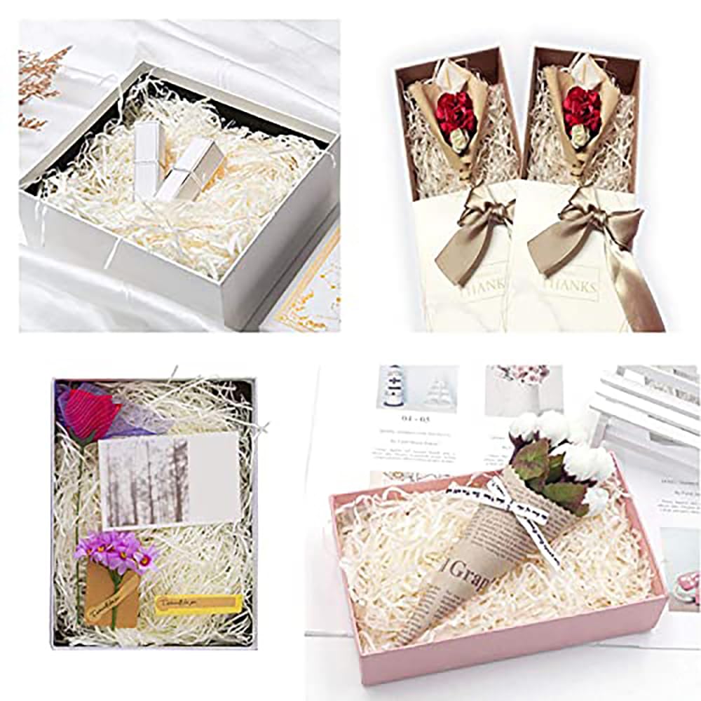 100g De Remplissage En Raphia, Papier Déchiqueté Pour Boîte