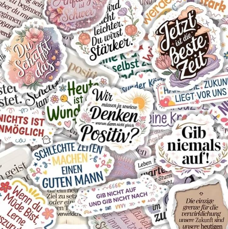 75 Stück Lustige Aufkleber mit Sprüchen – Sarkasmus, Ironie & Witz – Wasserdicht, Mattes Finish – Coole Sticker für Laptop, Handyhülle, Freunde, Planer, Bullet Journal