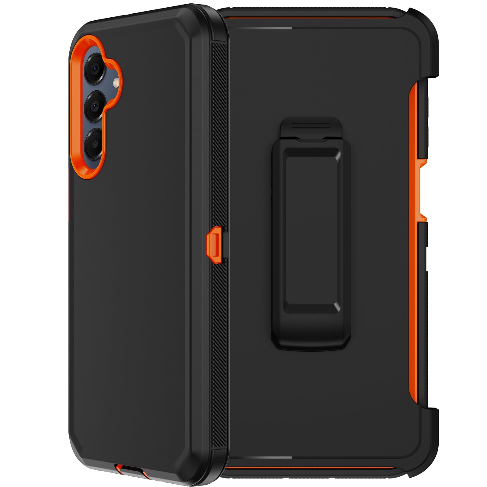 RubCase for Samsung Galaxy A16 5G Case with Belt Clip Holster,2X Screen Protector,Heavy Duty Military Grade Full Body Shockproof Dust-Proof Rugged