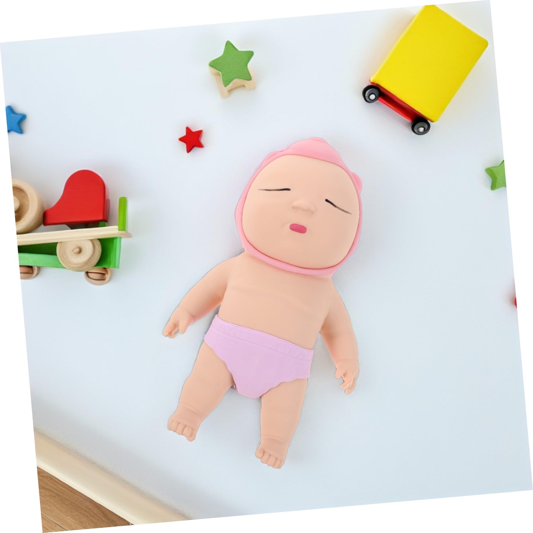 WOONEKY Anti-Stress TPR Souple Extensible Portable pour Garçon Fille et Fidget et Relaxant pour Bureau et Fête