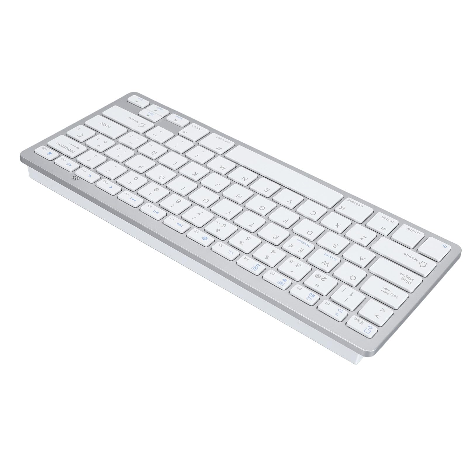 Evita cables y salpicaduras con este teclado inalámbrico QWERTZ para tablet 7