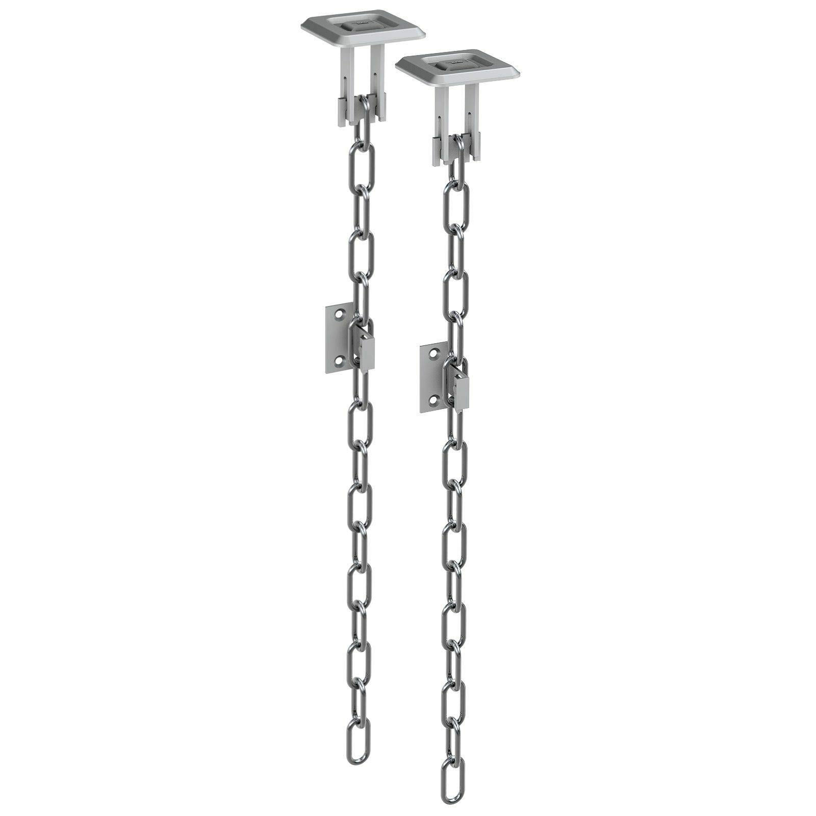 2 x Paar BASI® Gitterrost-Sicherung GS70 Einbruch-Schutz Zusatz-Sicherung für Licht-Schacht Keller-Schacht