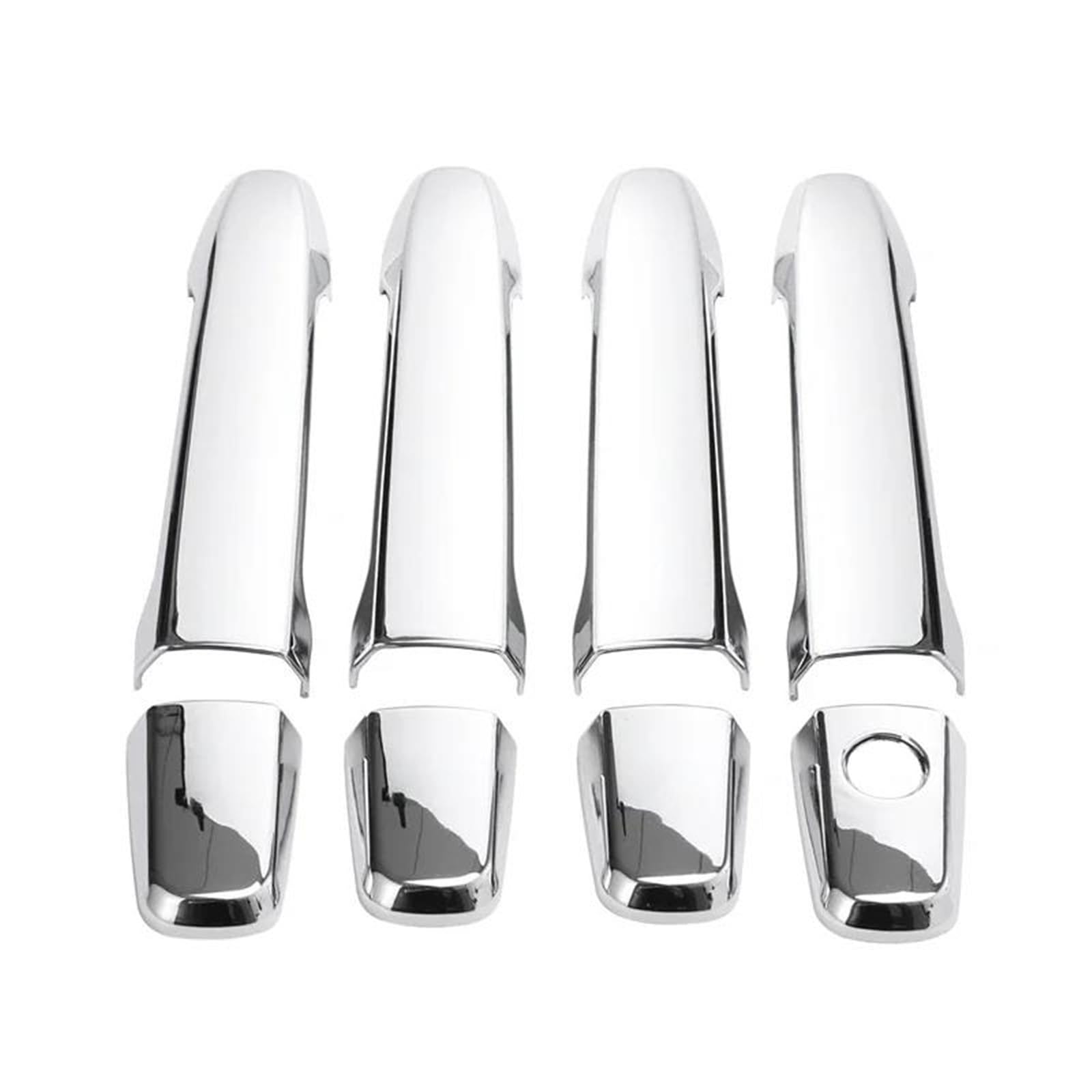 YESKIT Car Exterior Door Handles Outer Cover Trim Protective for Mitsubishi for Lancer EX 2008-2017(OneColor)