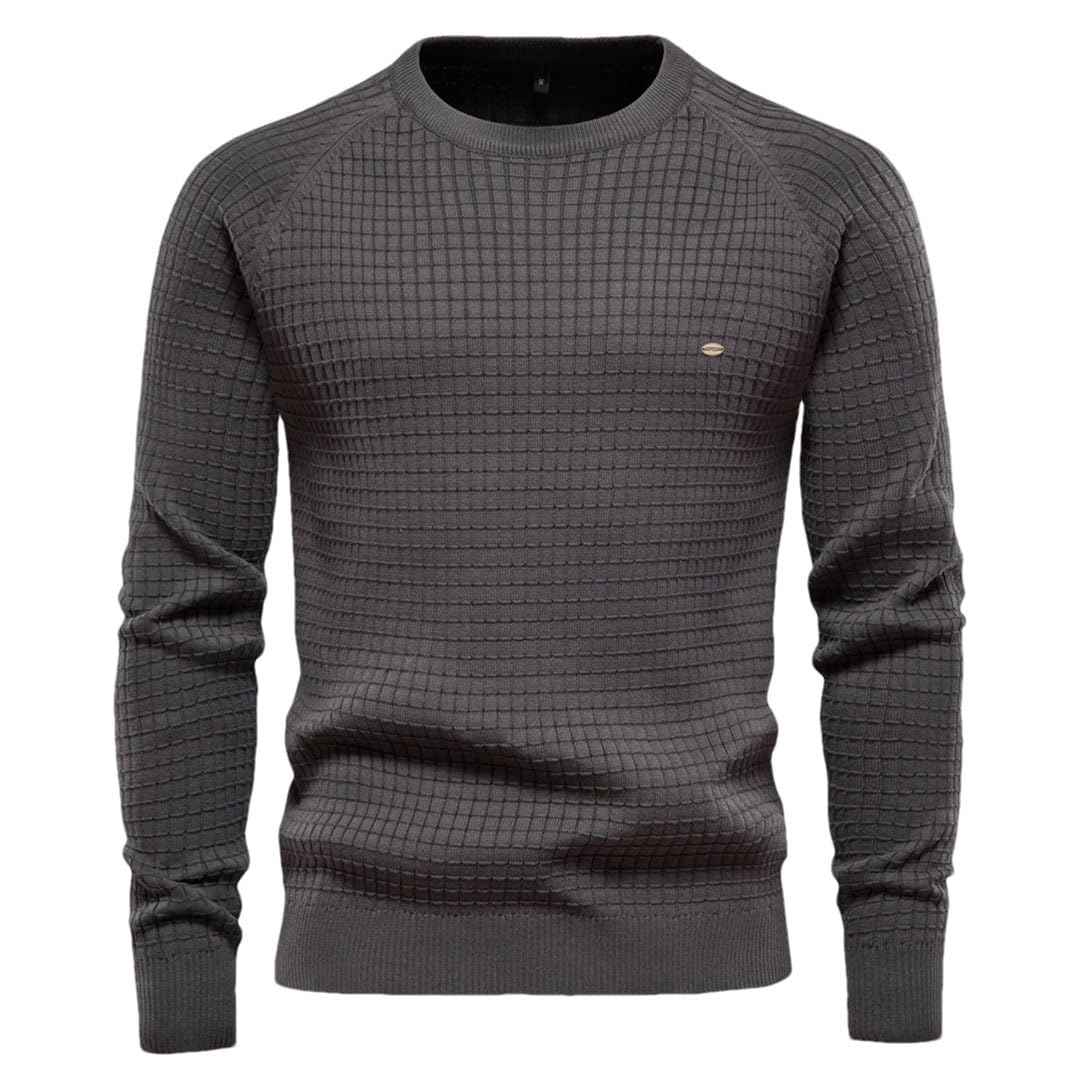 Uomini Maglioni Tinta unita Scollo a V Mesh Pullover Inverno Maglioni di Base per