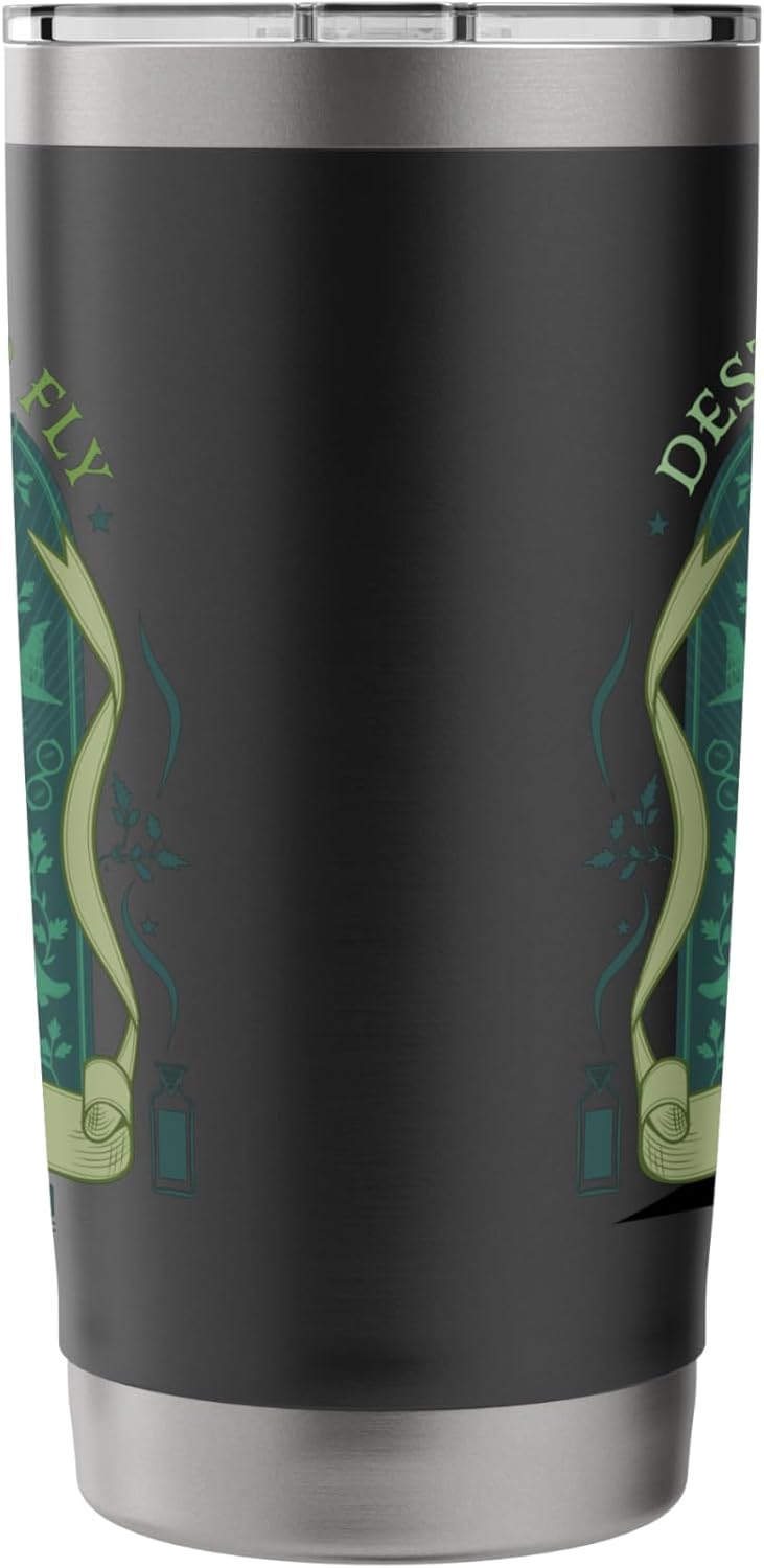 Wicked Elphaba Destined To Fly Silhouette Stainless Steel Insulated Tumbler - Image 2