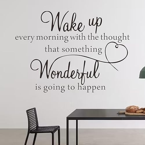 Miniatura 3 de Calcomanías de pared con versículo bíblico, calcomanías inspiradoras de vinilo para pared, palabras motivacionales "something Wonderful is going to