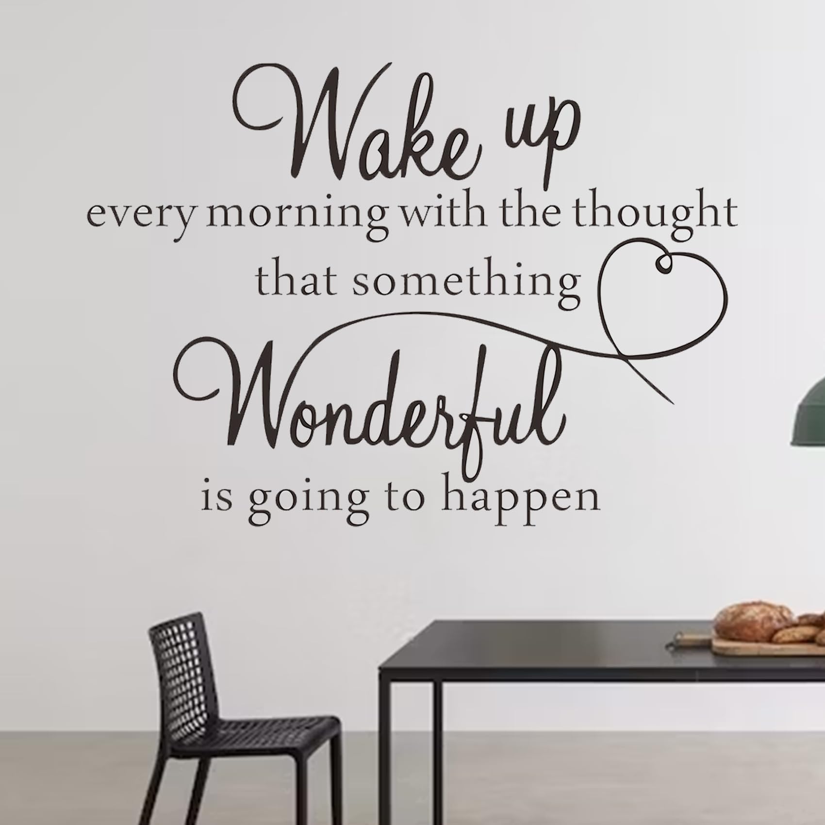 Bible Verse Wall Stickers Inspirational Vinyl Wall Quotes Decal Motivational Words Something Wonderful is Going to Happen Religious Positive Lettering Saying Sticker for Bedroom Family Office Decor - Image 3