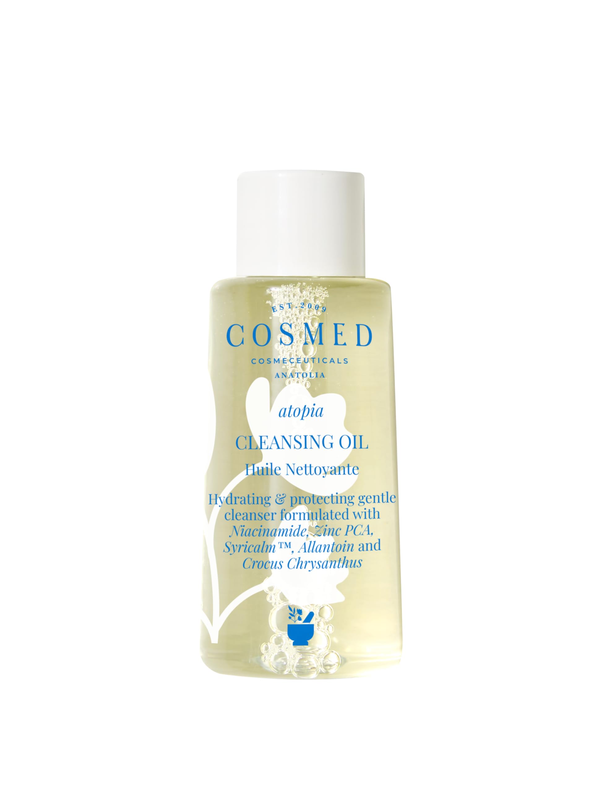 COSMED Atopia Temizleme Yağı, Yüz ve Vücut için, Nemlendirici ve Besleyici, 40 ml