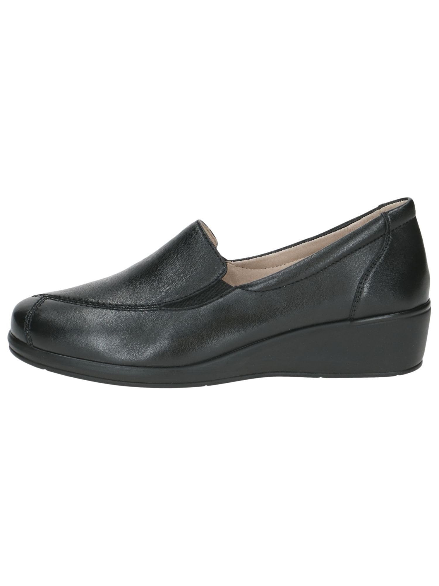 Caprice Comfort Damen Slipper aus Leder Mehrweite H