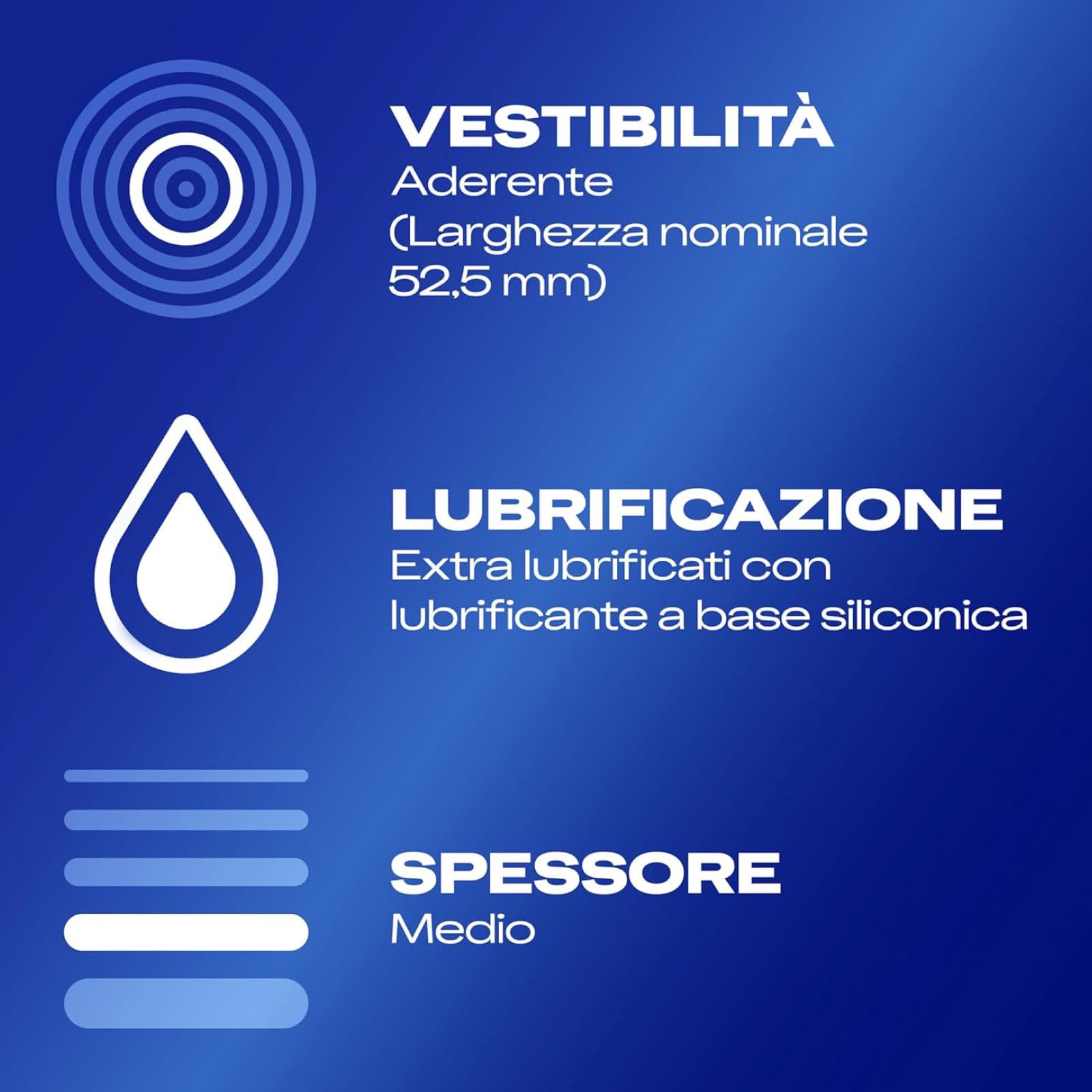 Durex Settebello Classico Preservativi Uomo in Lattice di Gomma Naturale Trasparenti Extra Lubrificati Forma Easy-On con Serbatoio Vestibilità Aderente Spessore Medio - 12 Confezioni da 6 Profilattici