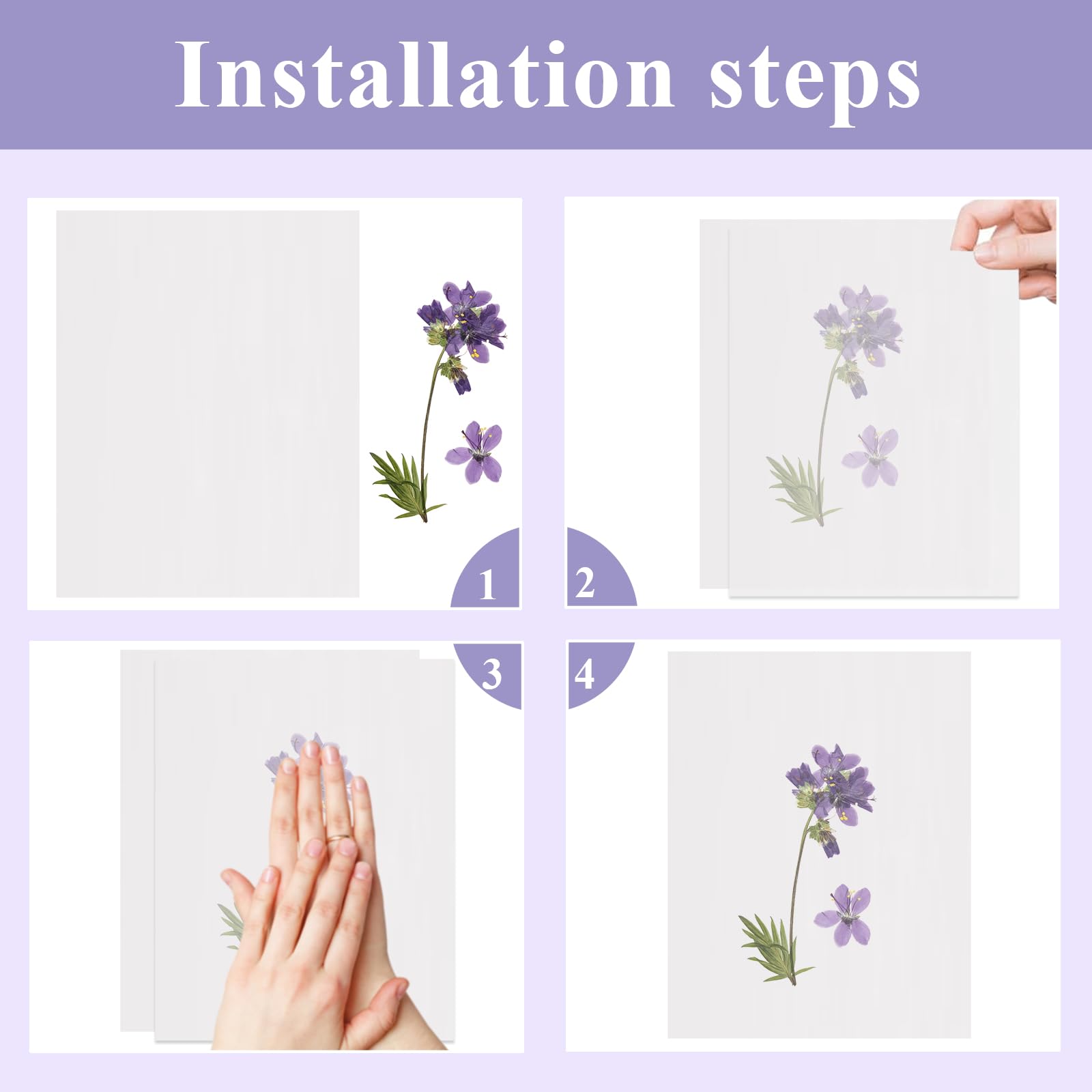 50 Feuilles Papier Buvard A4 Pour Presse à Fleurs - 30x20 Cm - Absorption Haute - Pour Herbier, Fleurs Séchées, DIY - 11