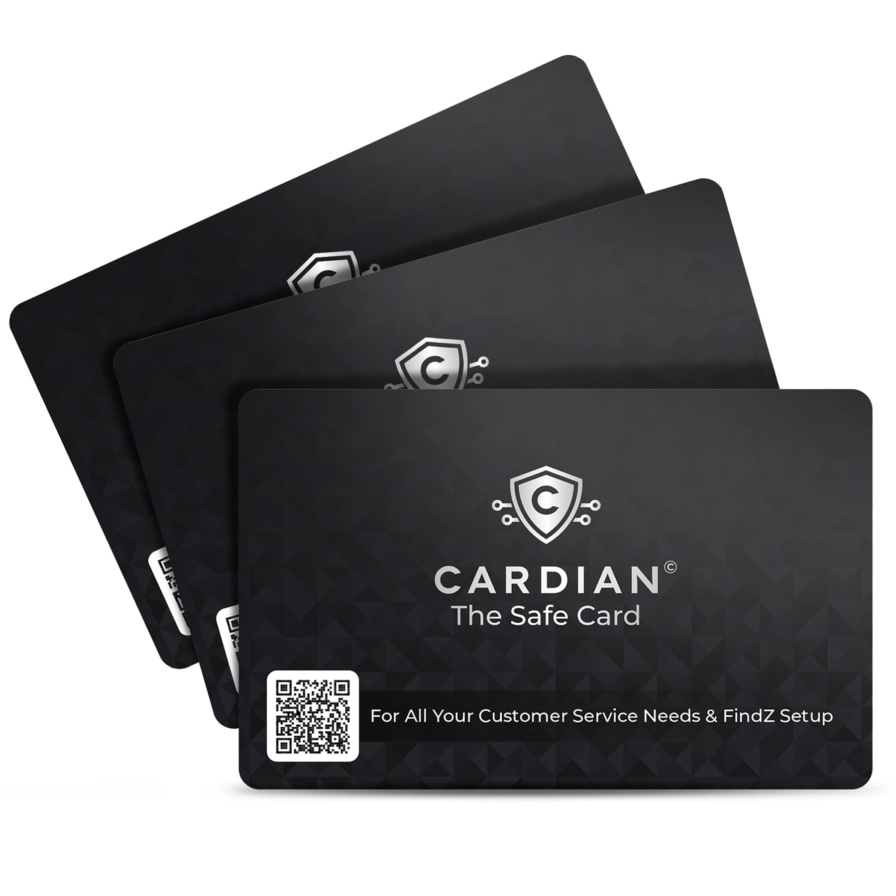 CARDIAN Stealth RFID Guard Shield x3 - Slim RFID Blocking Card Protector Safecard Shield Credit Card Blocker Protect