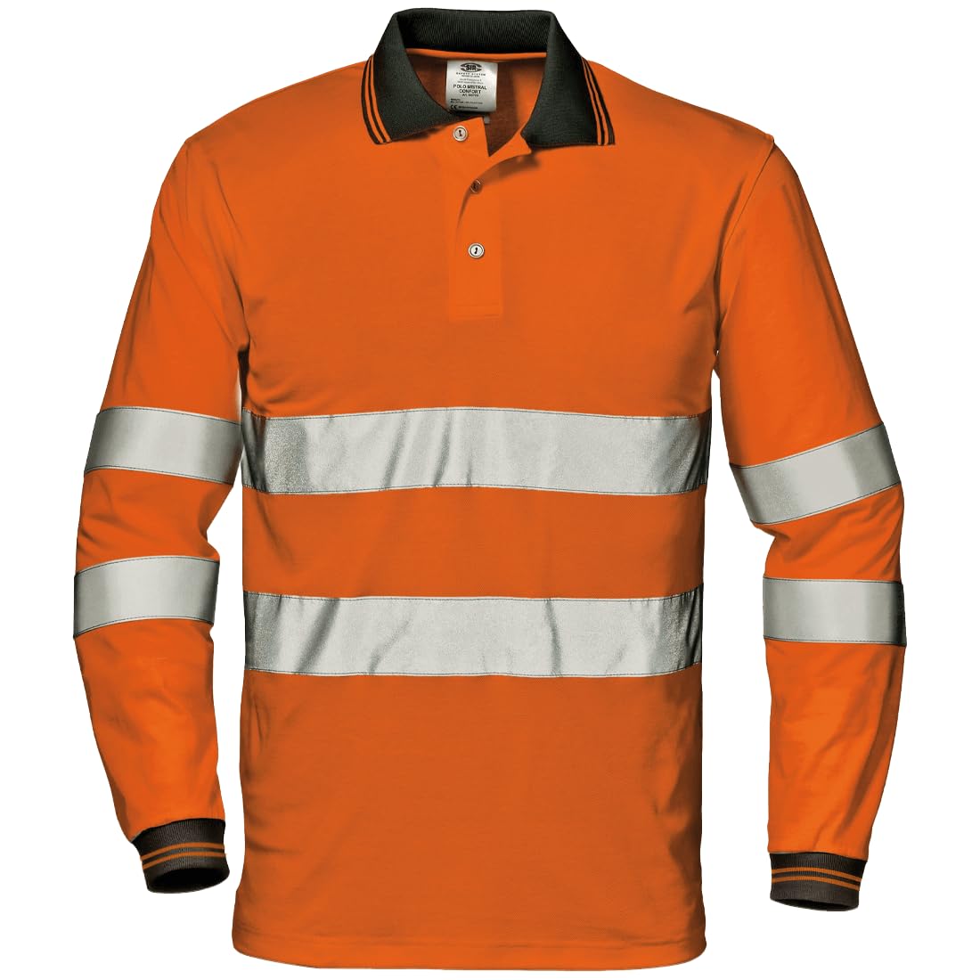 Sir Safety Polo Max Confort MC3815 – Polo Alta visibilità EN ISO 20471 per Abbigliamento da Lavoro Arancio HV M