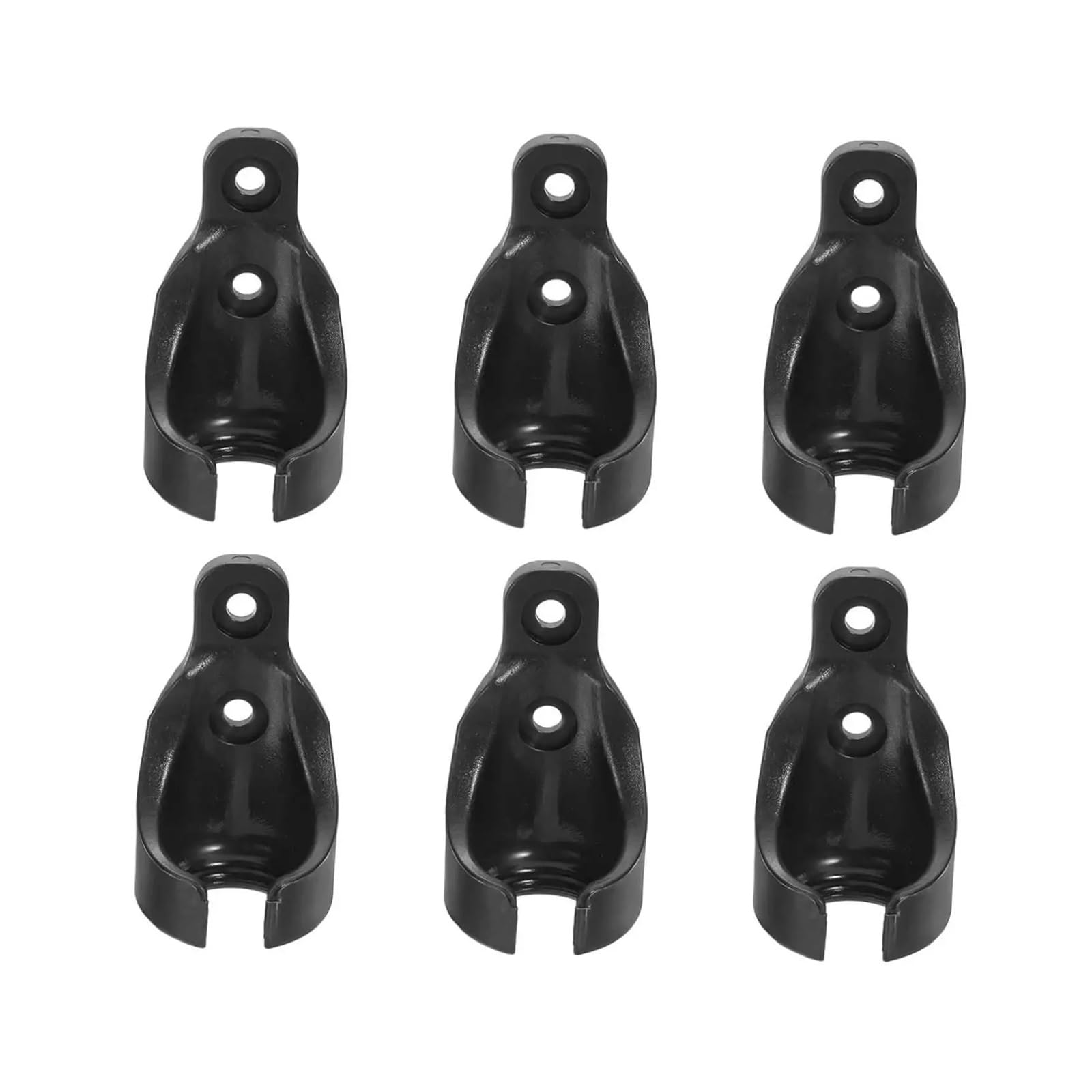 6 Pieces Bungee Ball Receivers Brackets For Roller Blind