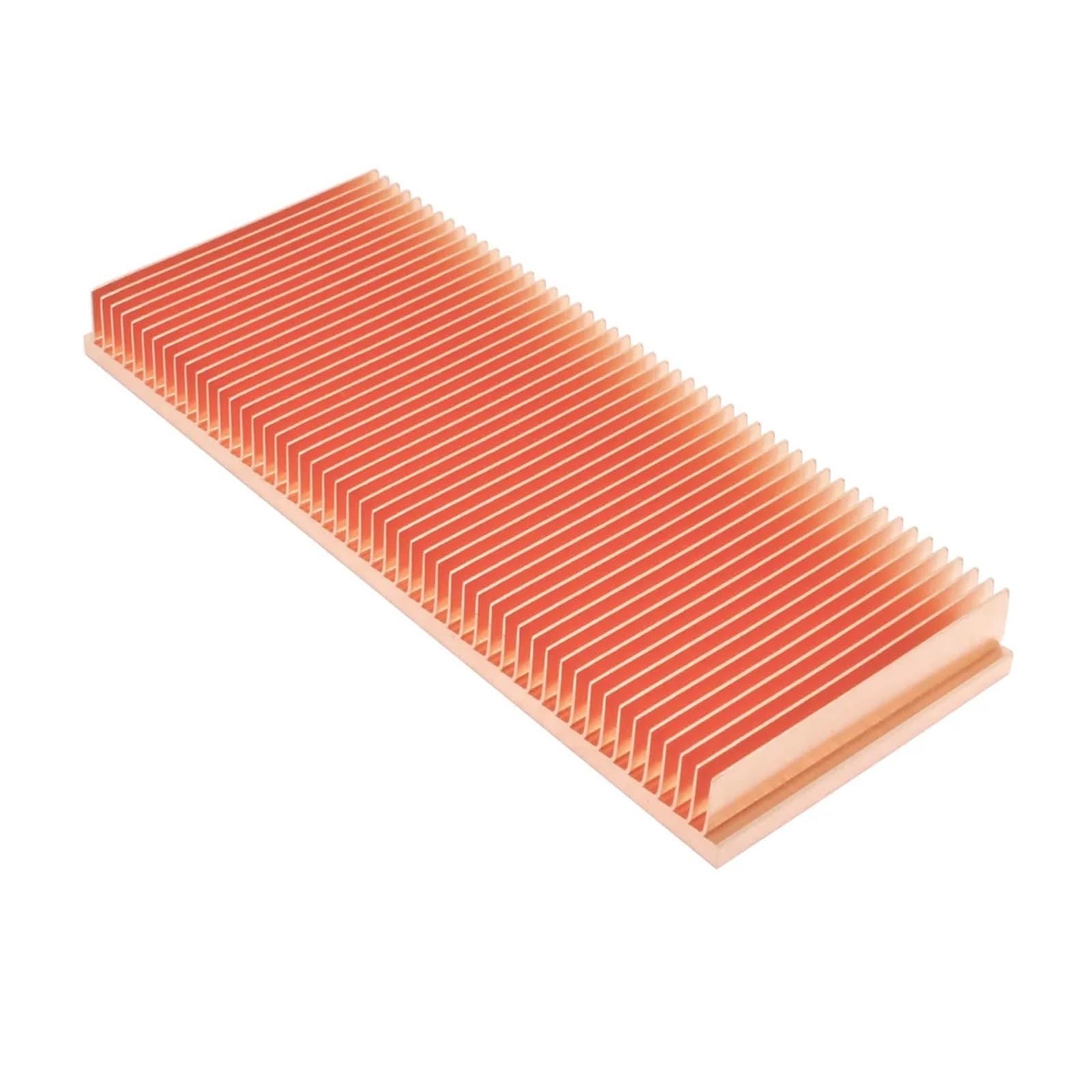 100x40x10mm Rame Puro Dissipatore di Calore Skiving Pinna Fai da Te del Radiatore for Chip Elettronico IC RAM Raffreddamento del Dispositivo