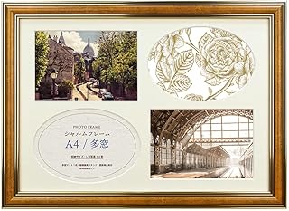 VANJOH シャルムフレーム A4/多窓 キャメル 106705 スタンド付