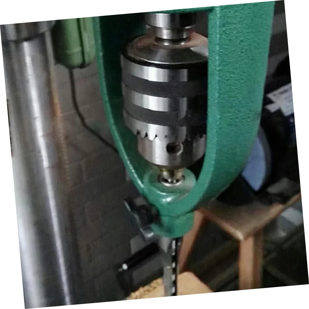 NUOBESTY Square Tenon Converter for Bench Drill Mortise and Tenon Tool Attachment Woodworking Square Hole Accessory Reducer Sleeve Compatible Drilling Needs