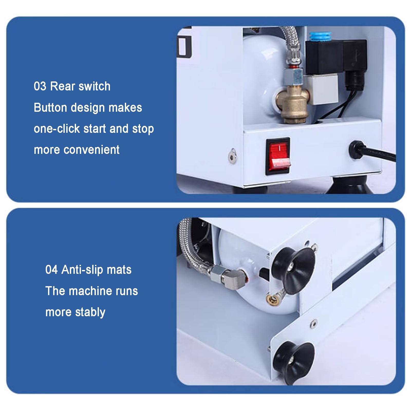 Compresor de aerógrafo, sin aceite con tanque de 4 litros, regulador, trampa de humedad, caudal de 48 l/min, ideal para pasatiempos, pintura y maquillaje
