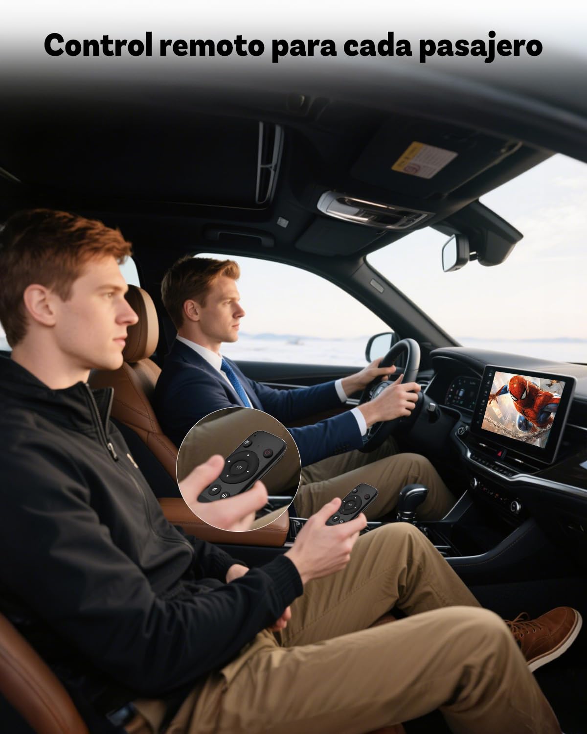 Ottocast Mando a distancia inalámbrico para CarPlay AI Box, Bluetooth Air Mouse Handheld Controller compatible con OttoAibox I3, P3, P3 Lite, Play2Video Pro, fácil de conectar y usar