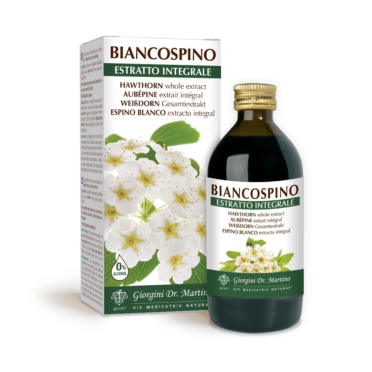 Dr. Giorgini Weißdorn Gesamtextrakt (Crataegus oxyacantha) – 200 ml
