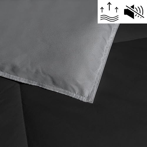 Miniatura 2 de HDG - Juego de edredón reversible de 3 piezas color sólido juego de ropa de cama ultra suave alternativo al plumón 1 edredón  2 fundas de almohada