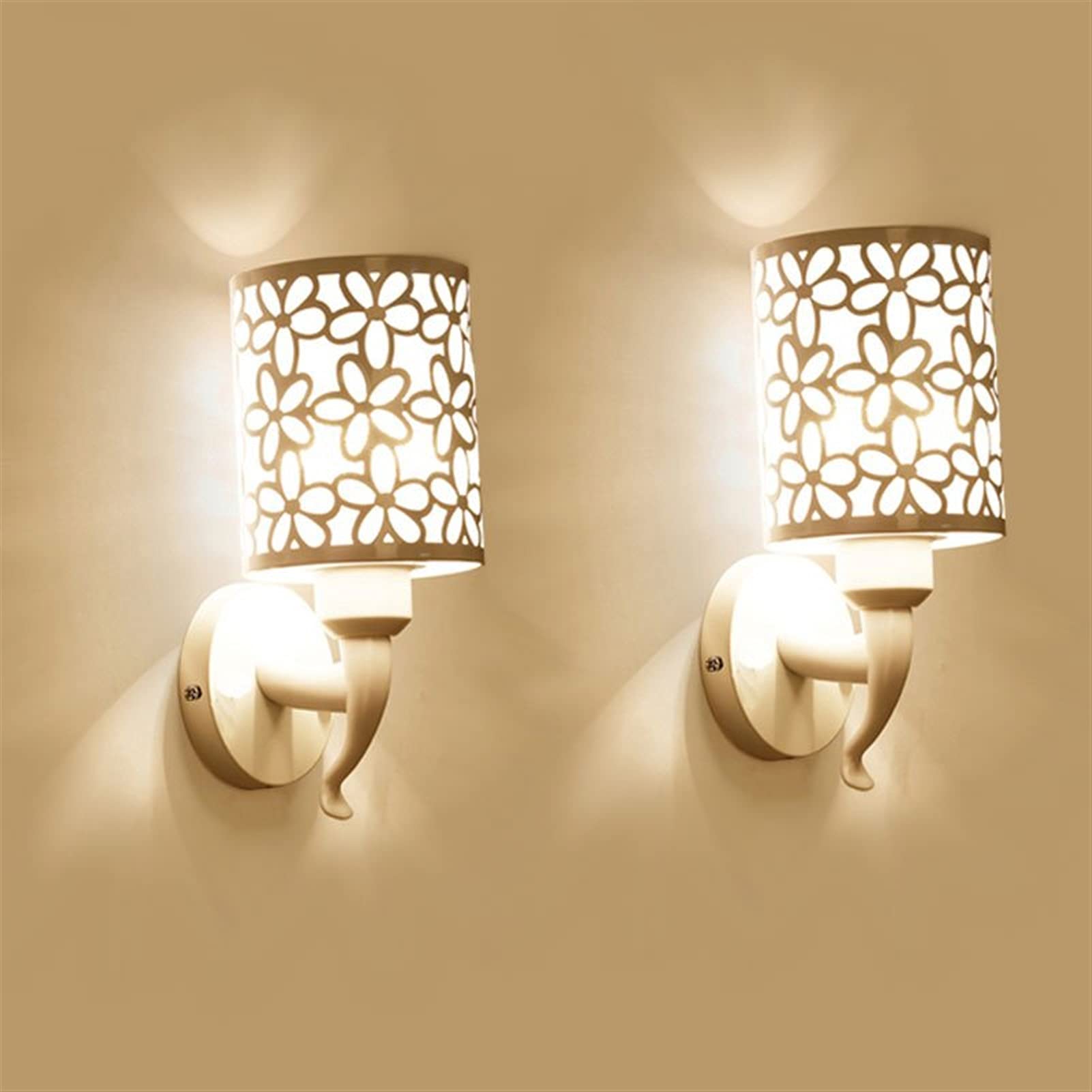 VDOQTLJT E14 Wall Sconce Crystal Light Simple and - Bedroom Bedside Lamp Lights Gold/Sliver Compatible with Home Ligting LED Chandelier Ceiling(Gold)