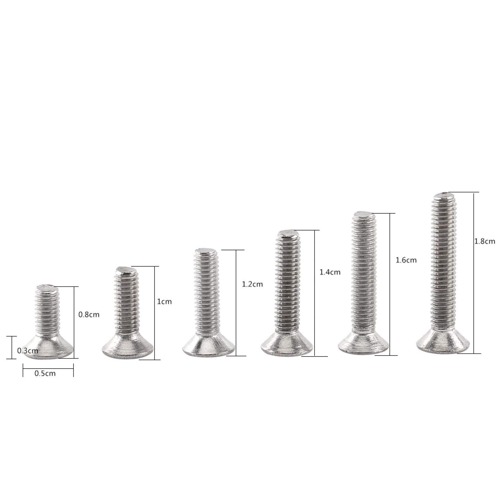 Assortimento Viti E Dadi Inox Kit Assortimento Viti A Macchina In Acciaio Inox - Testa Padella Phillips, Con Dadi Bulloni Acciaio Inox
