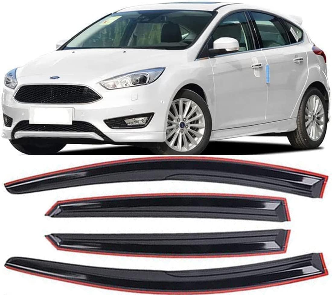Rain Guards Suitable for Focus 2012-2018, Window Visor, Window Deflectors, Rain Guard 94373