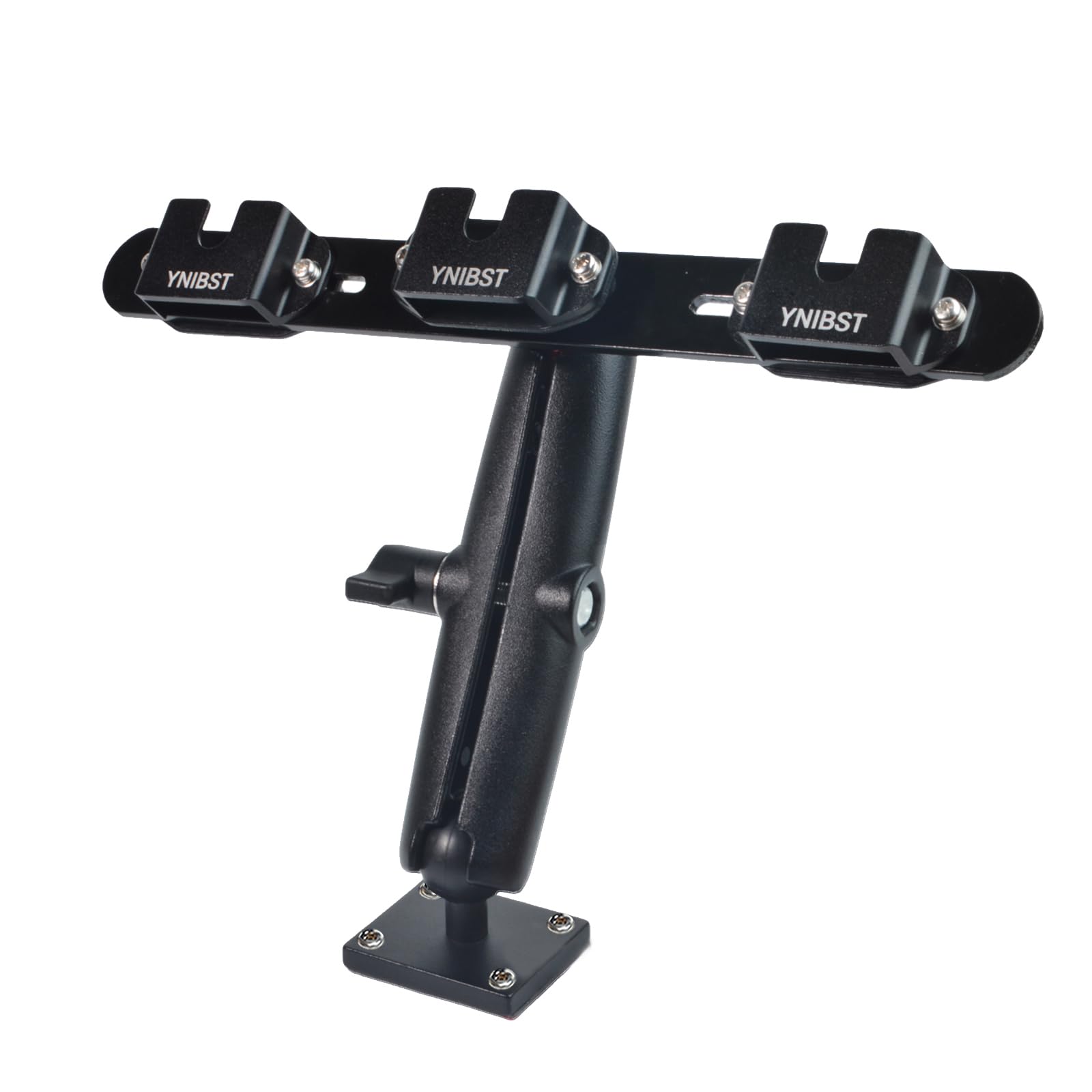 YNIBSTHandheld Speaker Microphone CB Radio Mic Hanger Car Walkie Talkie Holder W/Drill Base Mount,for Motorola Midland Anytone BaoFeng Kenwood Yaesu Ham HT