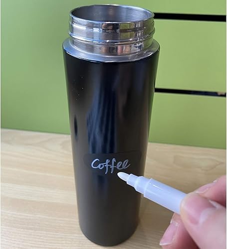 Miniatura 5 de Pequeñas etiquetas ovaladas de pizarra impermeables para tarros de azúcar, fiestas, salas de manualidades, bodas y cocina