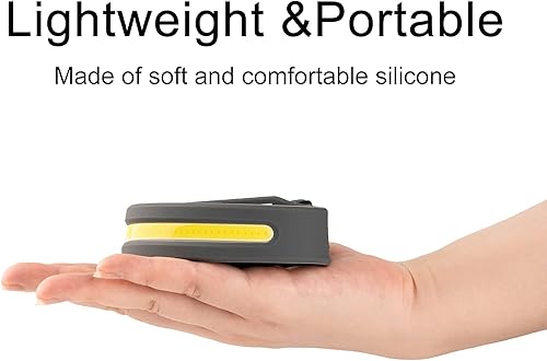 Miniatura 3 de EGUKU Linterna frontal 2 unidades negro y gris