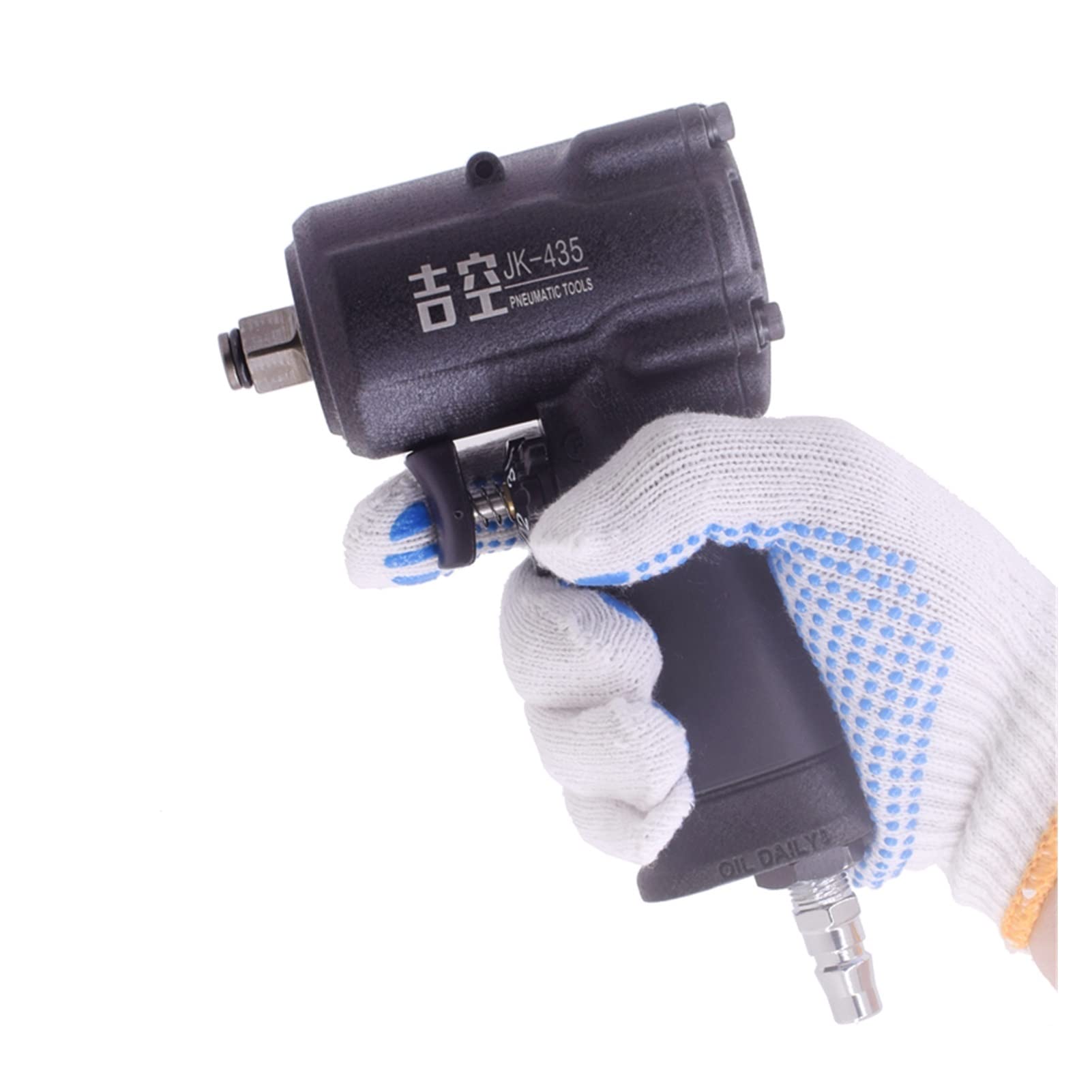 Air Hammer, 1/2" Inch Pneumatic Impact Wrench Heavy Duty Air Car Wrenches Auto Repair Spanner Jumbo Hammer Gun 610NM Remove Bolts Lug Nuts