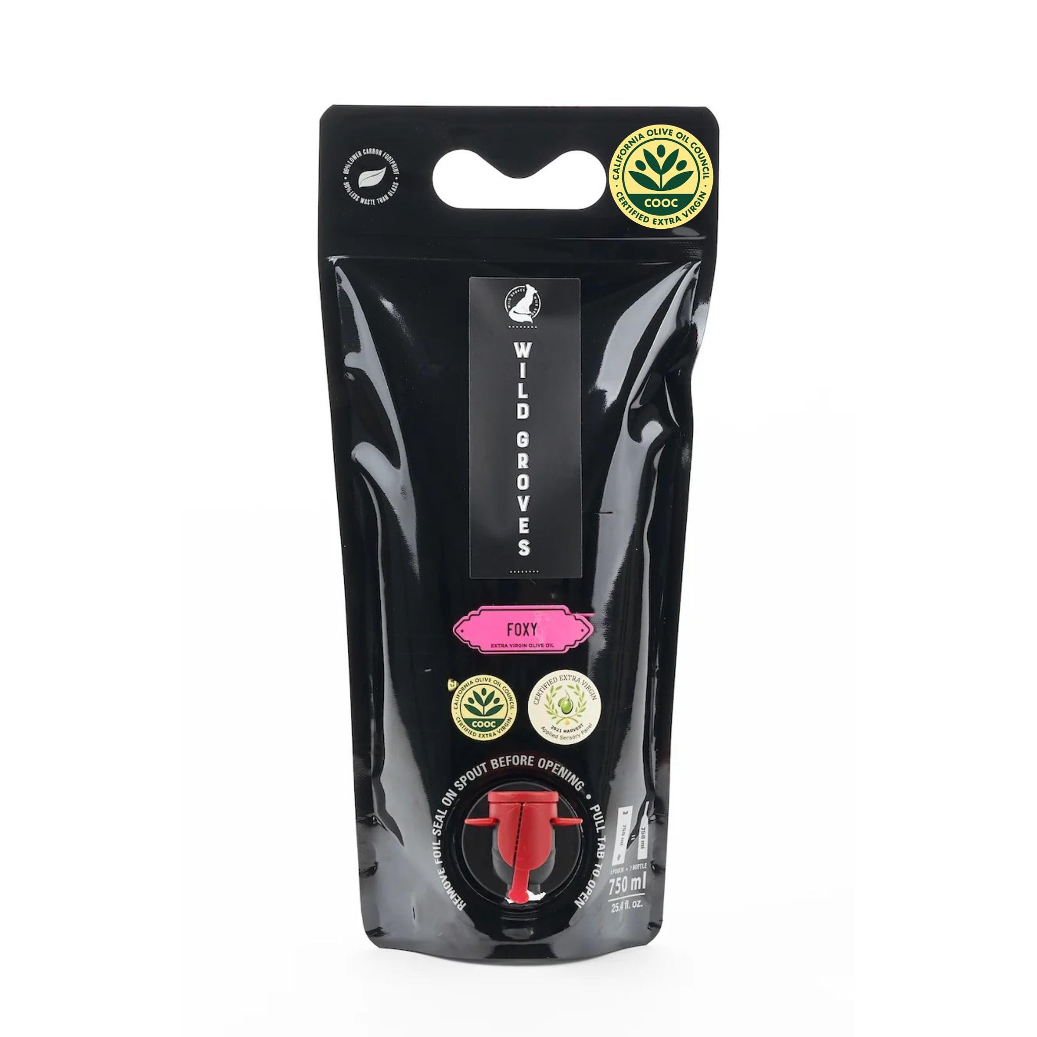 Wild Groves oliwa extra virgin Foxy high phenolic California COOC 750ml "Nemechek Protocol"