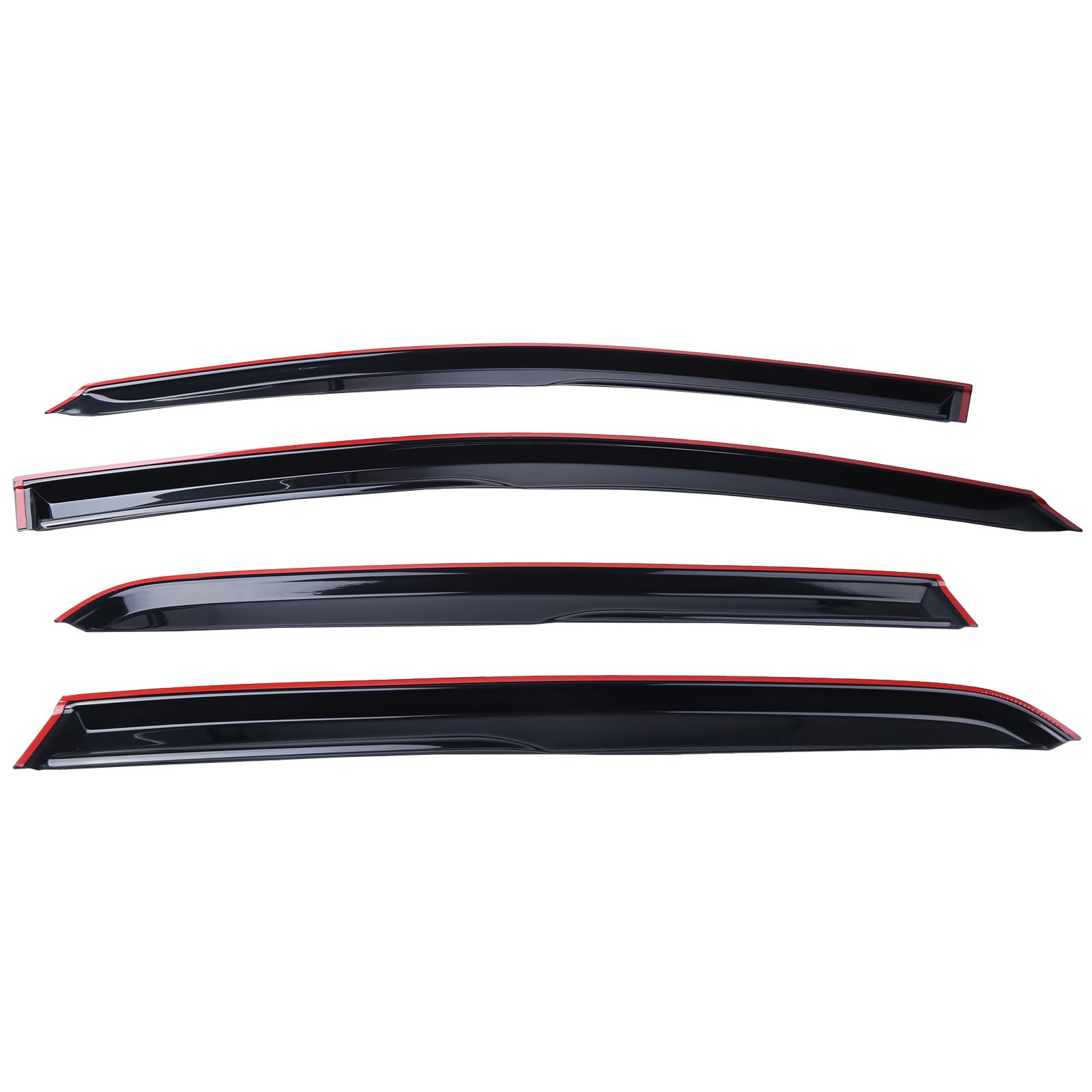 4er-Set Windabweiser Fenster Lüftungsblenden Regenschutz für VW Golf 6 2008-2012 Windabweiser für Fenster Sonnenschutz Windfenster Abweiser Lüftungsblenden