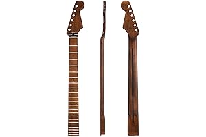 MECCANIXITY Electric Guitar Necks 22 Fret Radius 9.5" Maple Guitar Neck Replacement...