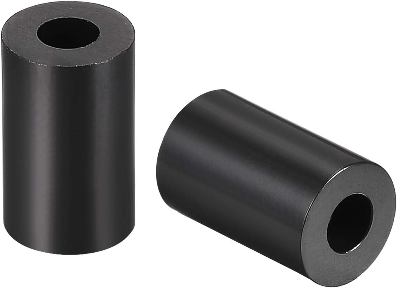 sourcing map Nylon Round Spacer Washer 3.2mm ID 7mm OD 9mm Height for M3 Screws Black 300Pcs, 3.2mmx7mmx9mm