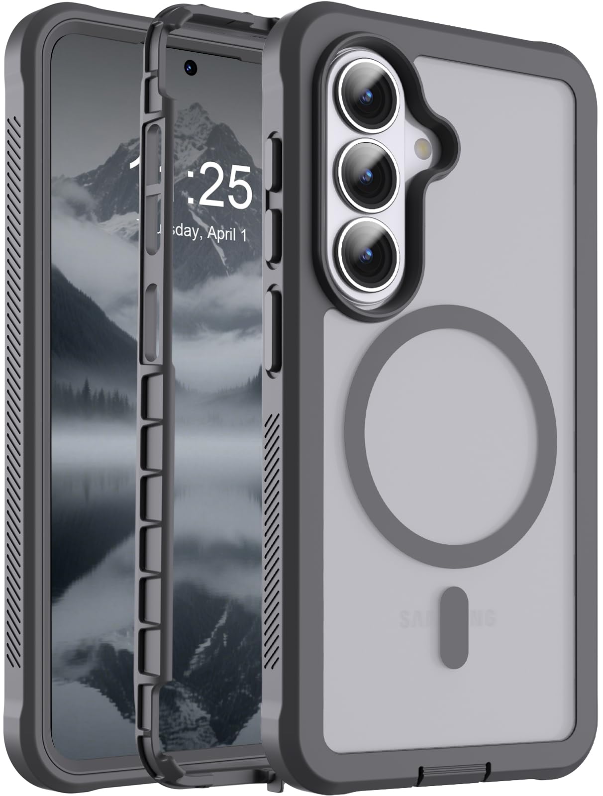 Magnetic for Samsung Galaxy S26 Case 6.3"-Gray