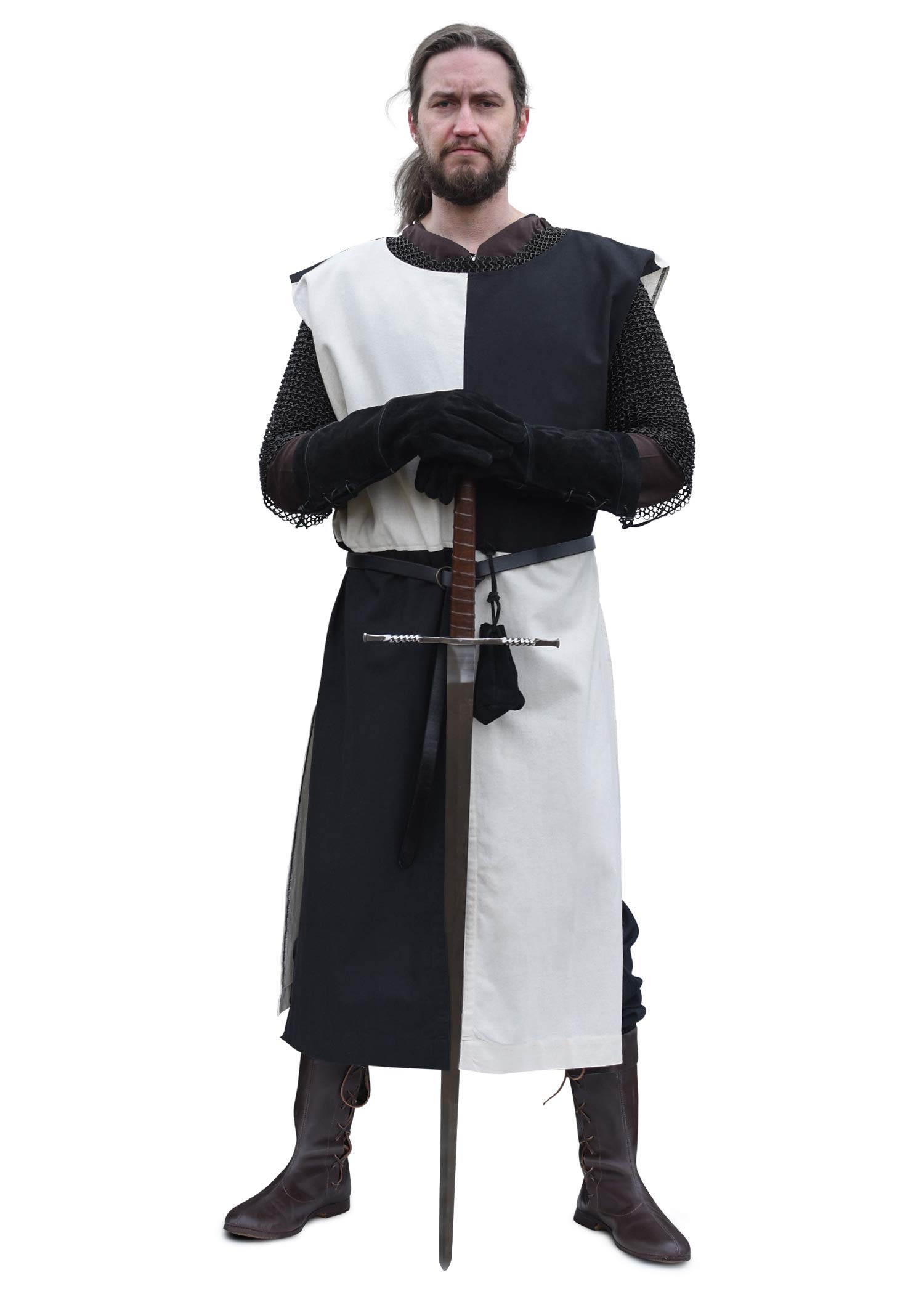 Battle-Merchant Medieval Surcoat Eckhart 12th Century Cotton Knight Tabard for LARP Reenactment Cosplay