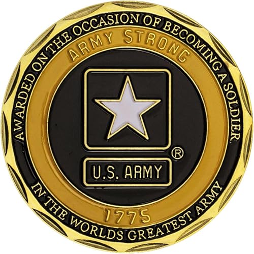 Moneda de desafío de premio al soldado del ejército de los Estados Unidos, regalo graduado, medalla coleccionable, moneda conmemorativa chapada en