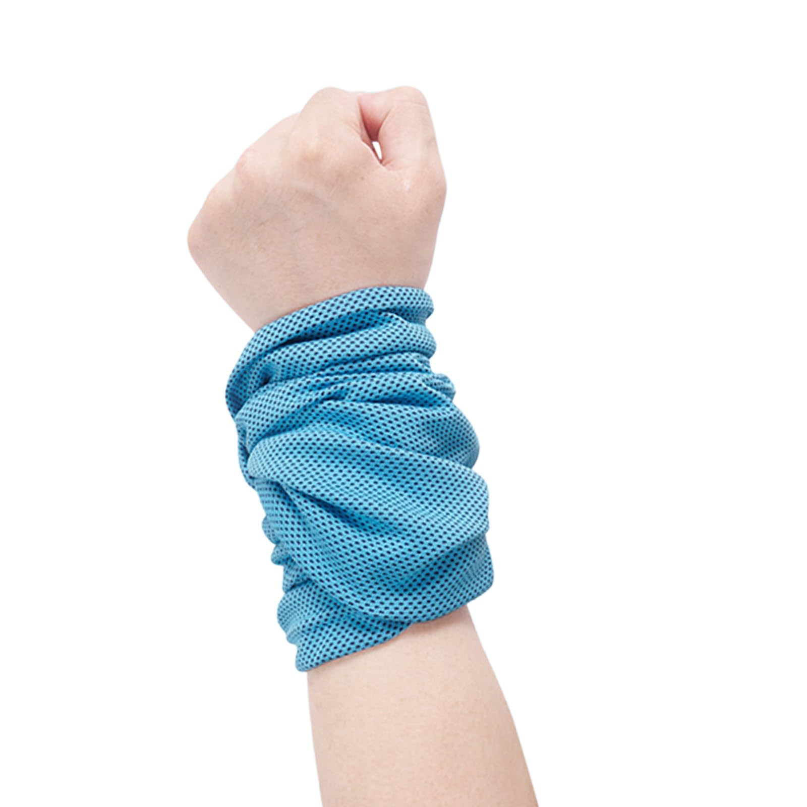 Msioytog Sky Blue Absorbent Wrist Sweat Towel Fast Drying For Gym Yoga, Cupro Texture, 20X30cm Fast Drying Gym Towel Small
