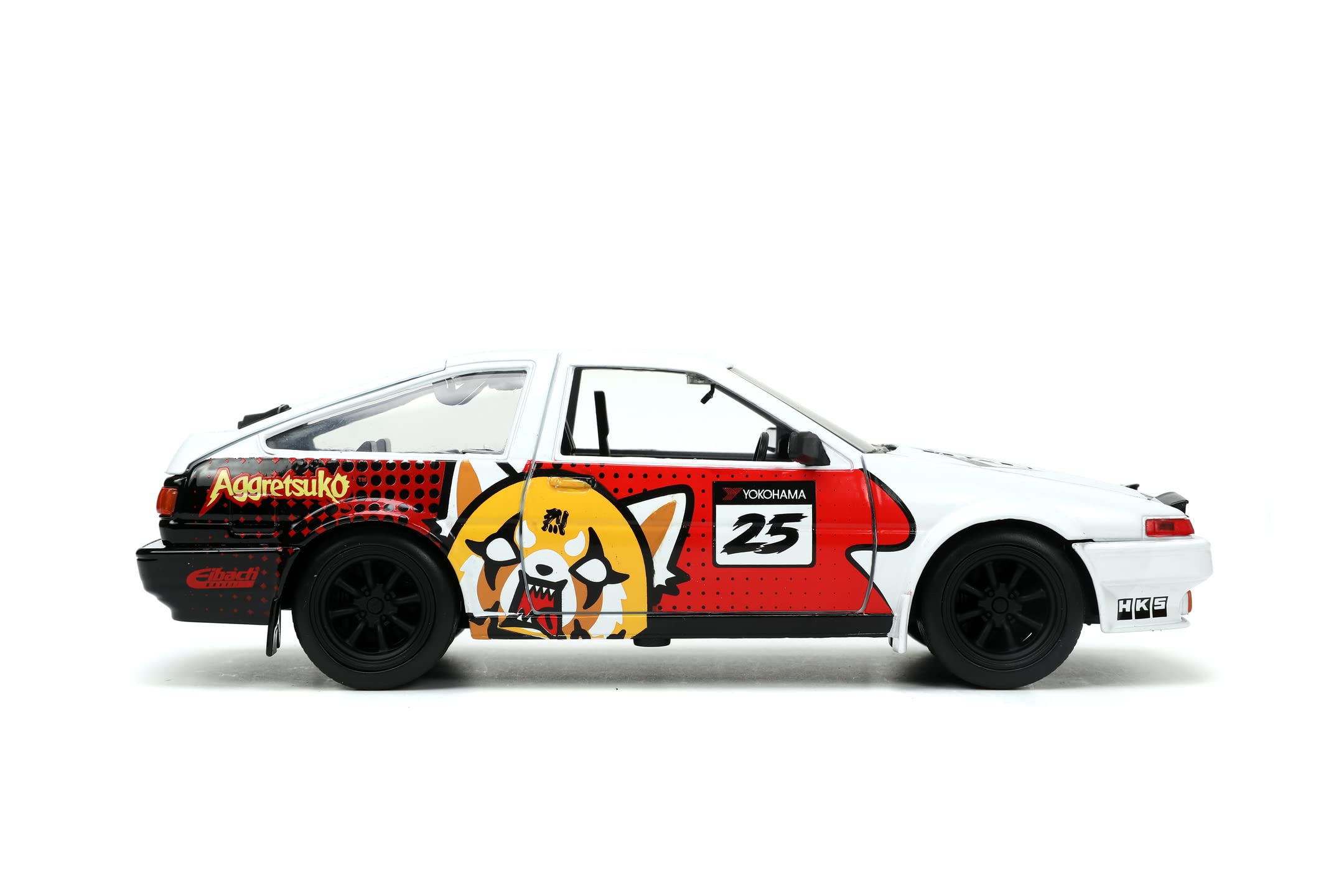 Jada Toys AGGRETSUKO - 1986 Toyota Trueno AE86 1-1:24 : Amazon.co