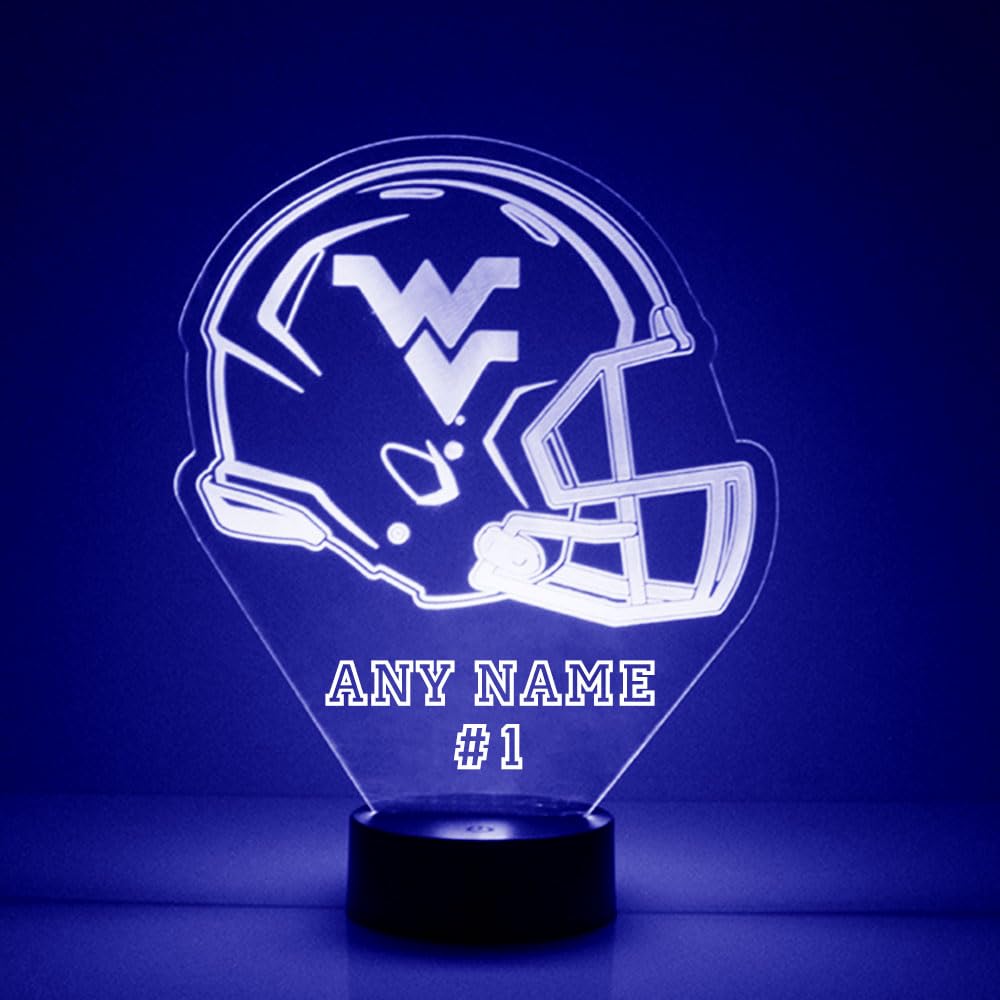 Amazon.com: Custom West Virginia University Mountaineer Football