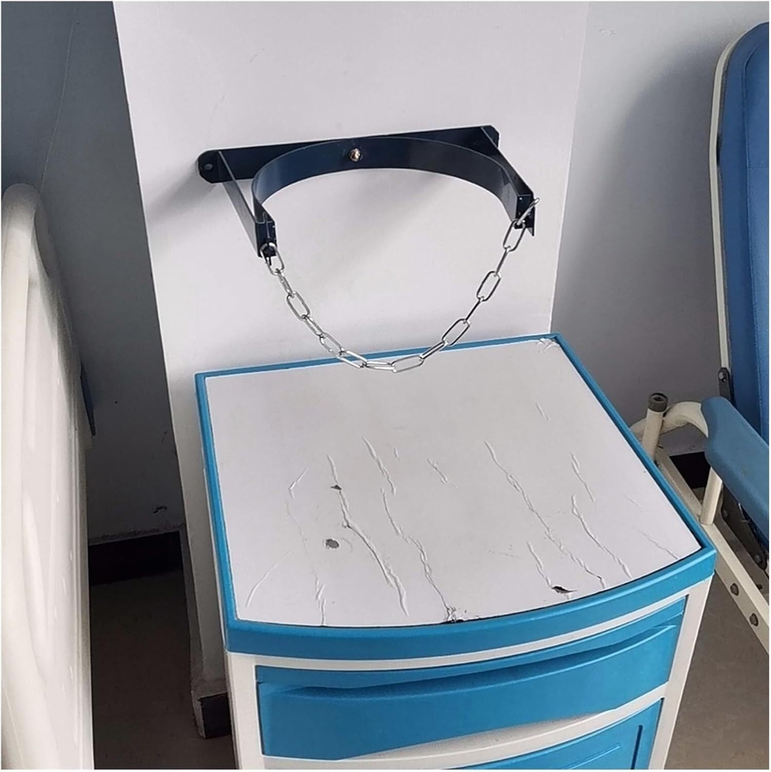Support de bouteille de chlore portable pour entretien piscine 35cm