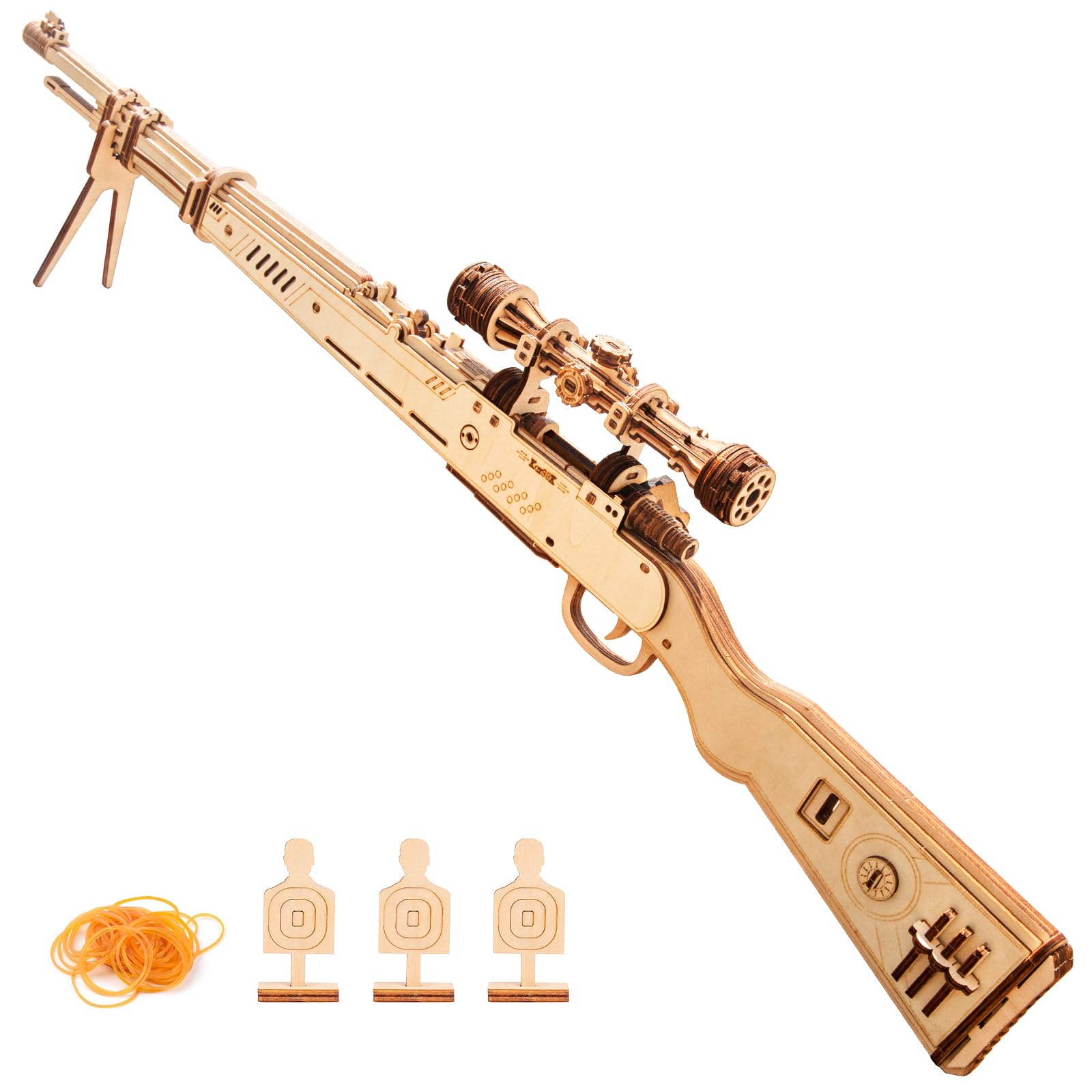 Amazon.com: 3D Wooden Puzzles for Adults - Wooden Gun Puzzle Model