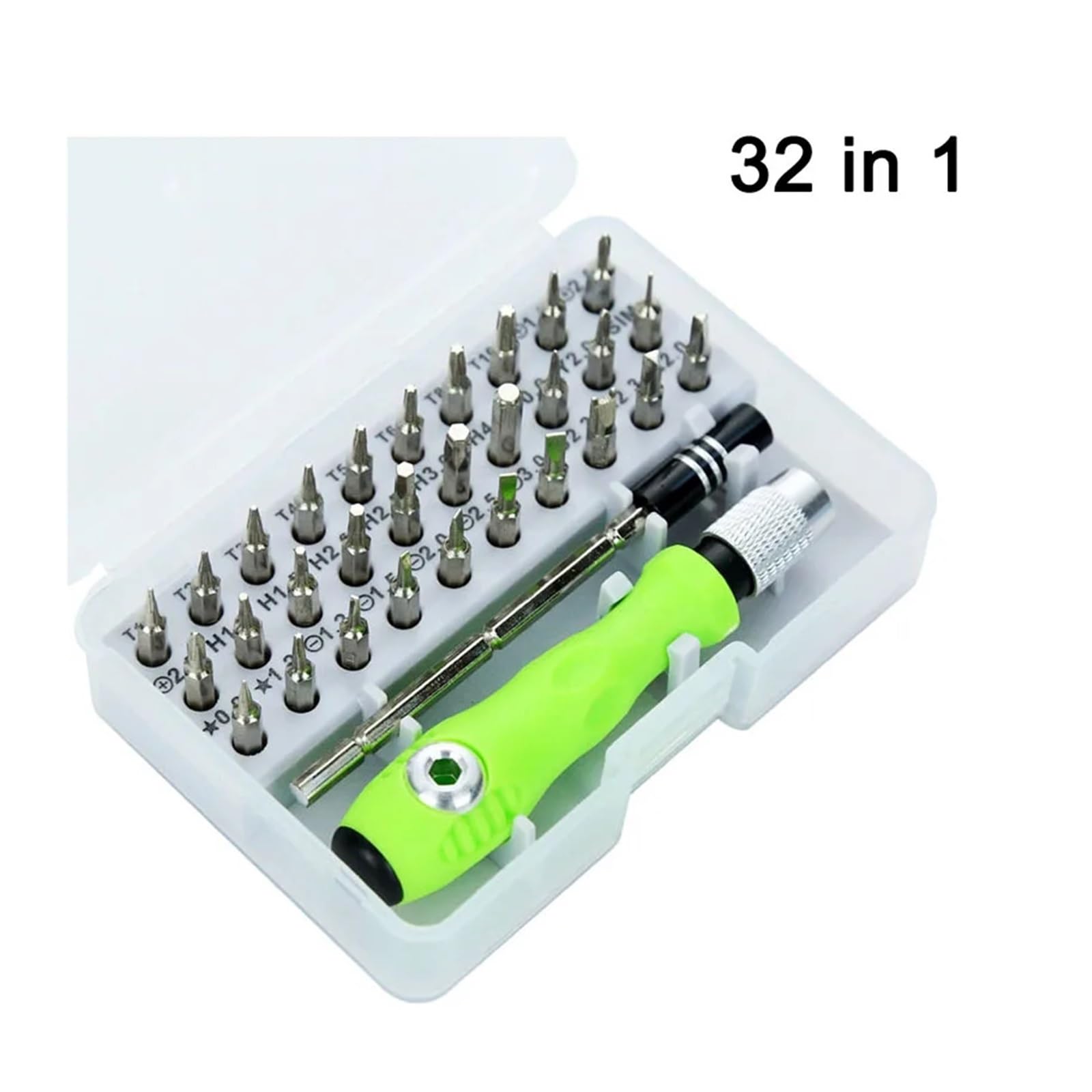 Juego de destornilladores magnéticos con trinquete para extracción de tuercas y reparación de hardware doméstico