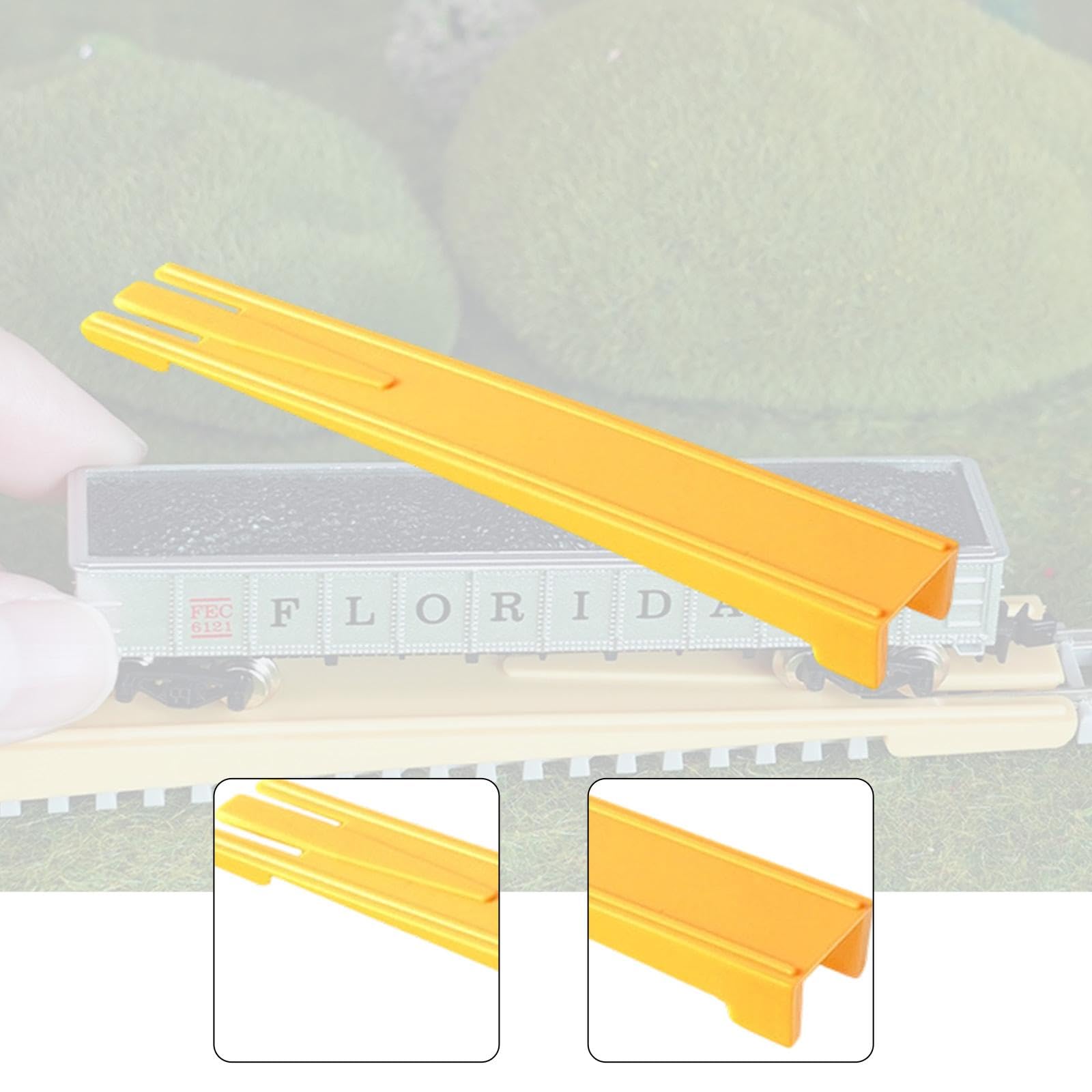Perfeclan Rampe de Jeu de Remplacement pour Train Miniature, Accessoire de modélisme ferroviaire, décor à Monter soi-même pour fêtes d'enfants d'âge, N Scale