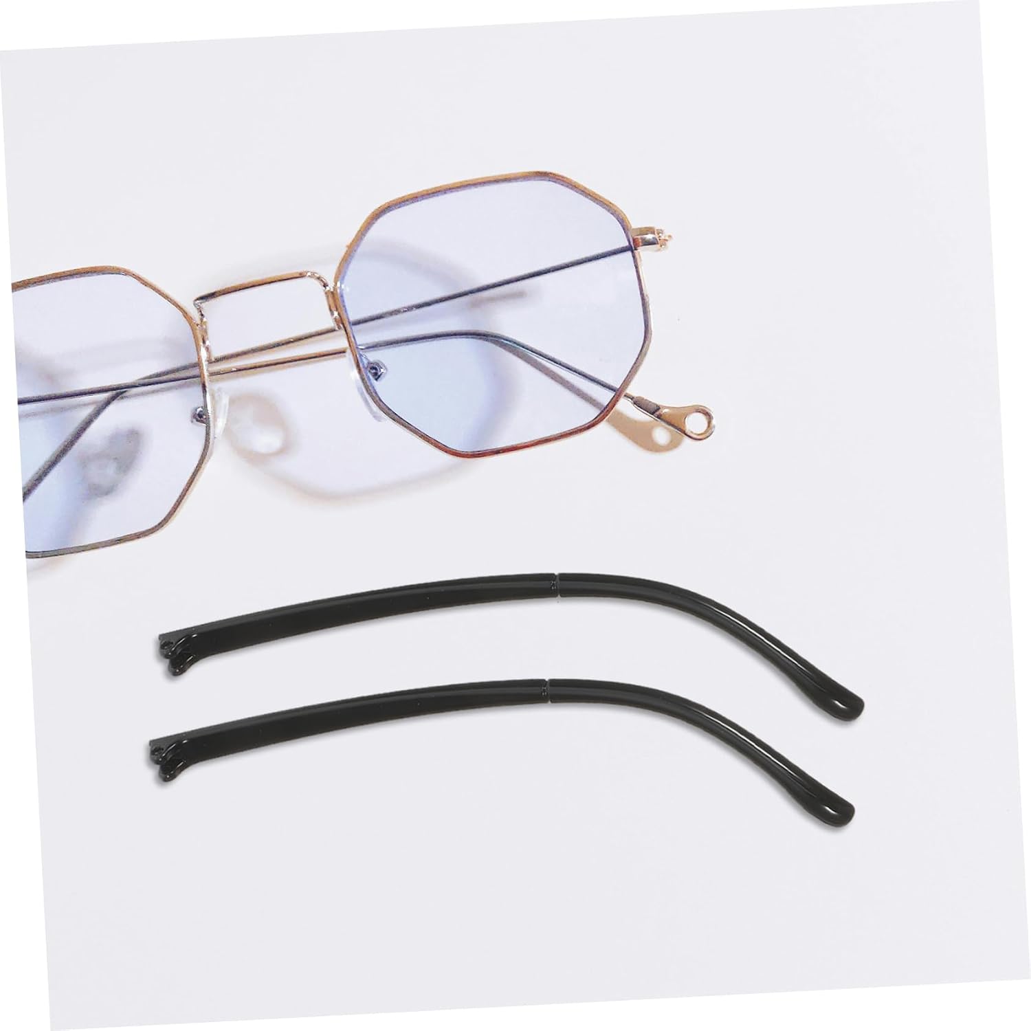 Glasses Strap Replacement Eyeglass Arms for Eyewear Non-Slip Temple End Tips for Replacement Temples