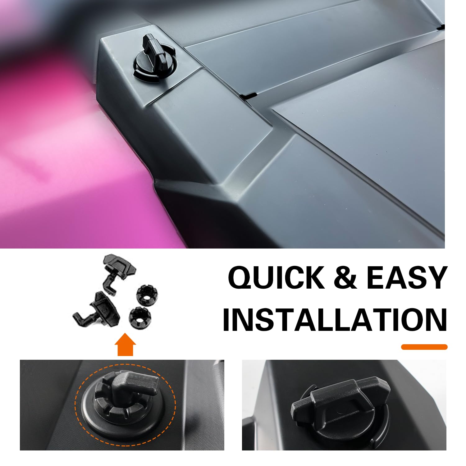 CPOWACE Turbo Hood for RZR XP 1000 14-18, Black Air Intake Vent Compatible with Polaris RZR XP Trail S 900 1000 S 2014-2018 Accessories Replace #2881467