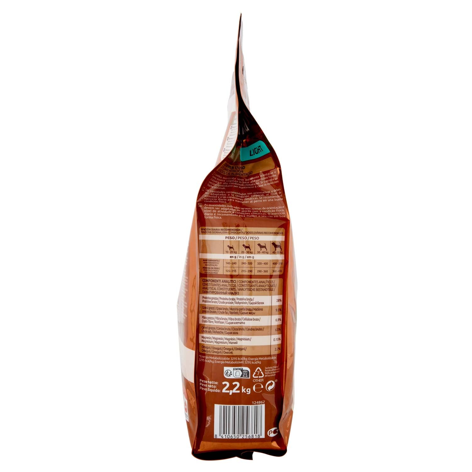 Ultima Żywność dla psów Medium Maxi Light z kurczakiem, 2200g